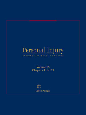 cover image of Personal Injury: Actions, Defenses, Damages